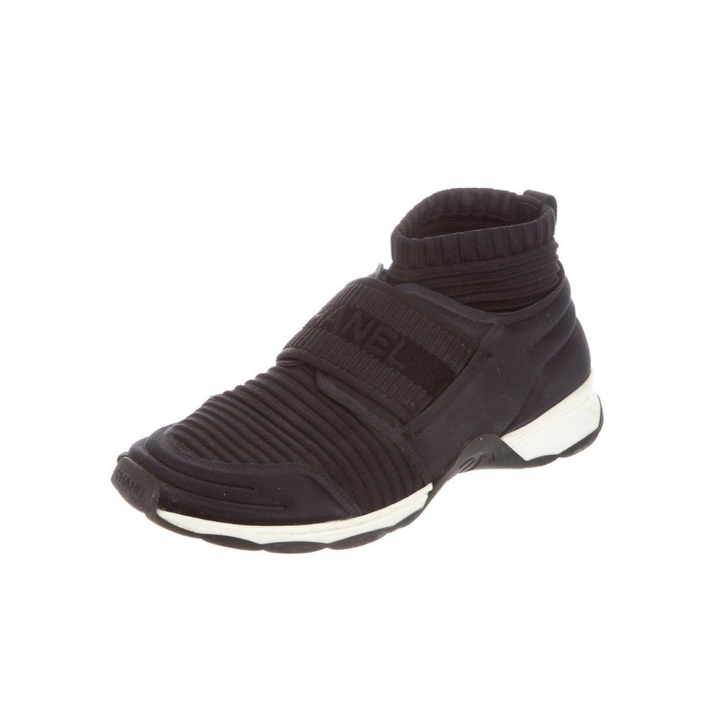 Chanel 'CC' Sock Sneakers - Picture 6 of 6